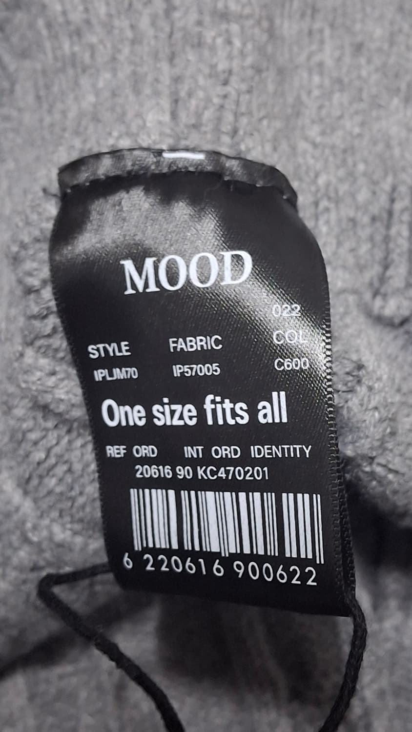 니트 밴딩 조거팬츠 케이블 패턴 그레이 트레이닝 팬츠 남녀공용 원사이즈 상품이미지7