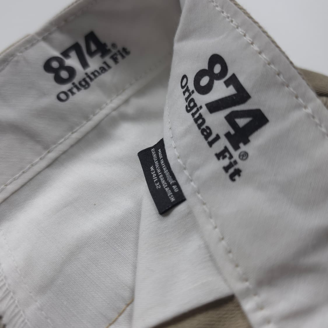 디키즈 874 베이지 레귤러 치노 팬츠 (M) 상품이미지4