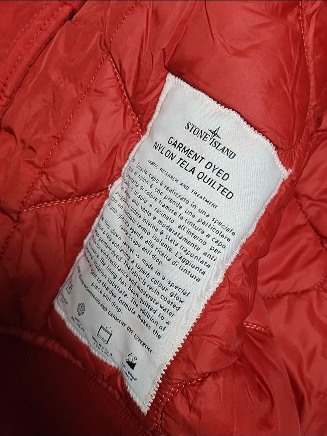 스톤아일랜드 나일론 자켓 패딩 (후드 있음) 상품이미지2