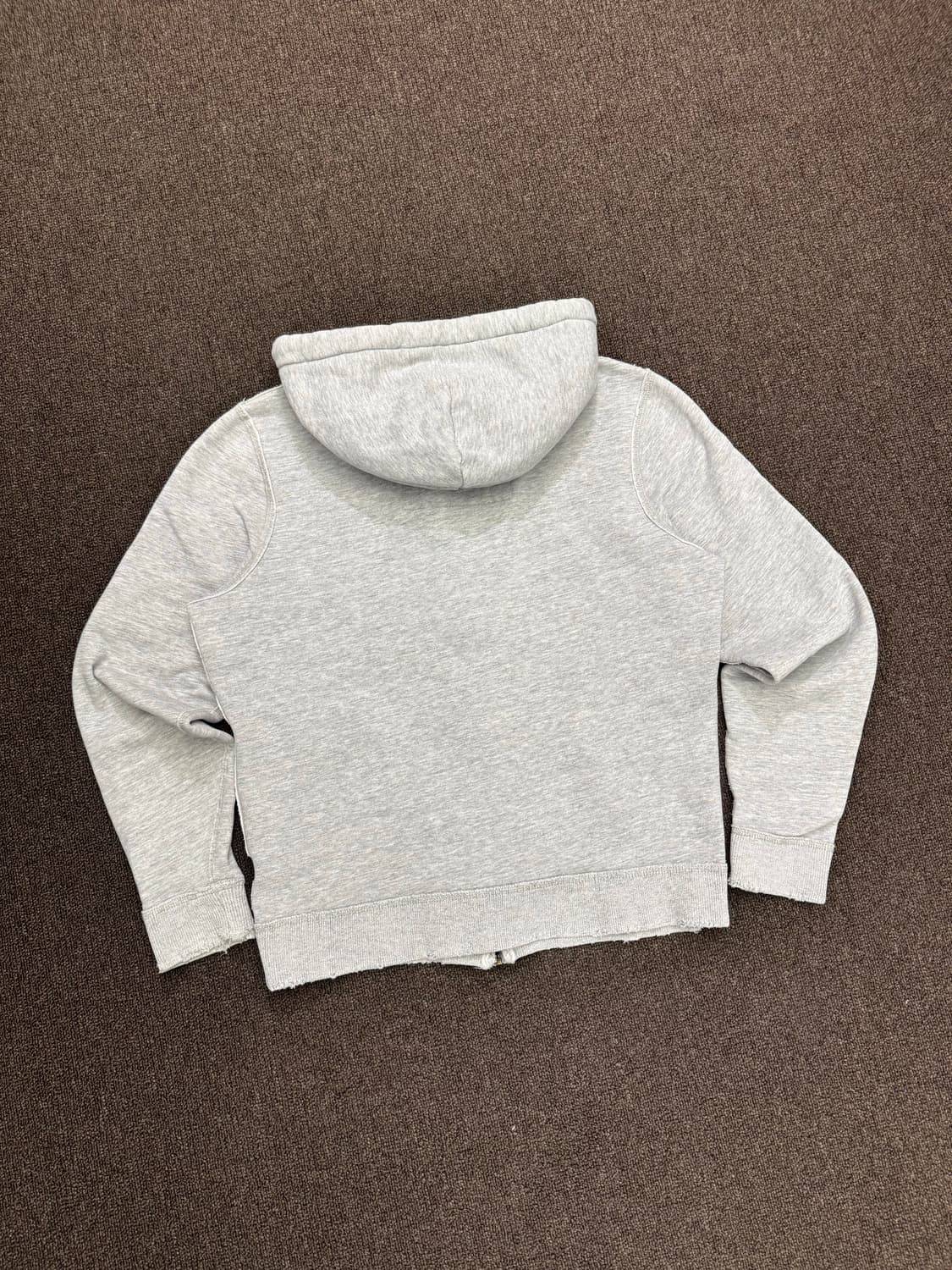 M아베크롬비 빈티지 패치 그레이 후드집업 상품이미지6