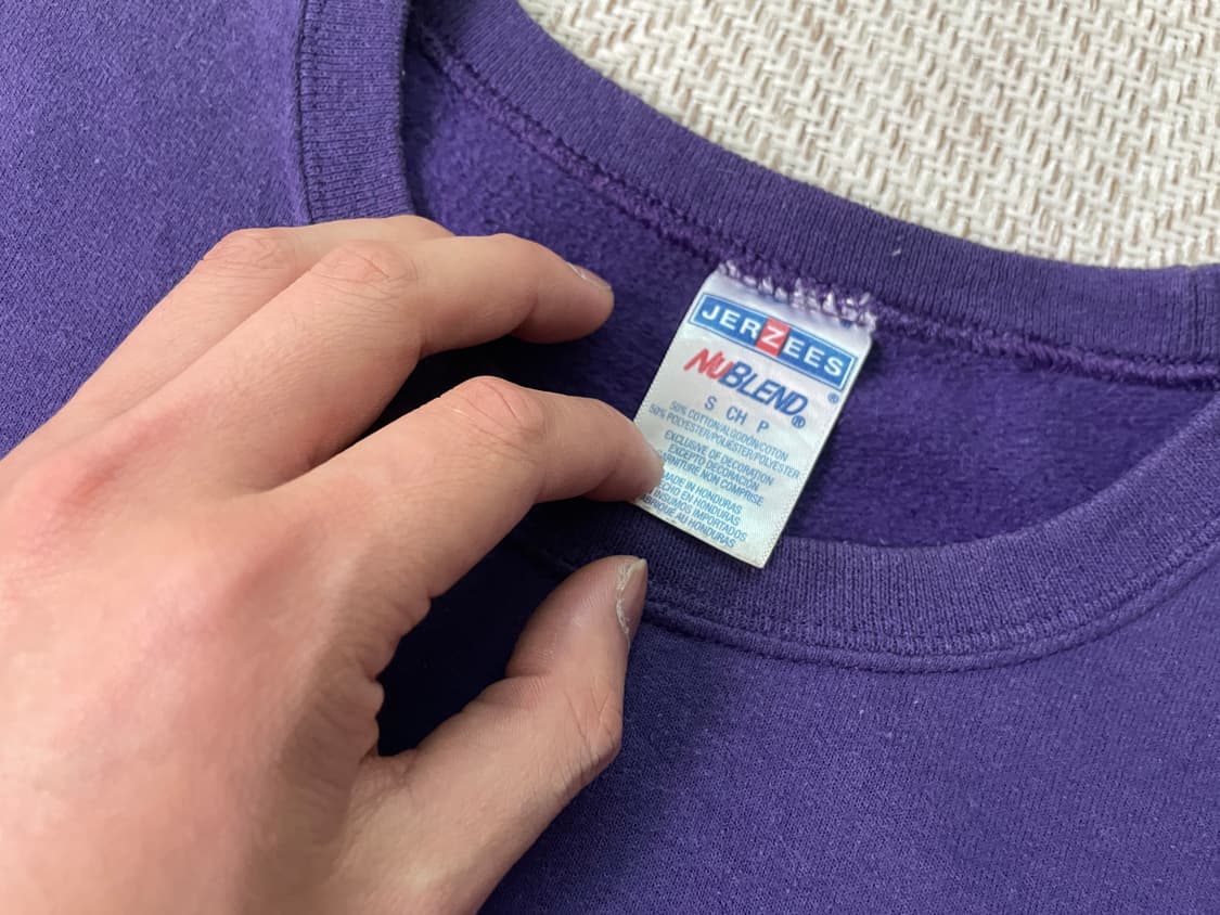 Jerzees저지스 스태프 퍼플 스웻셔츠  상품이미지4