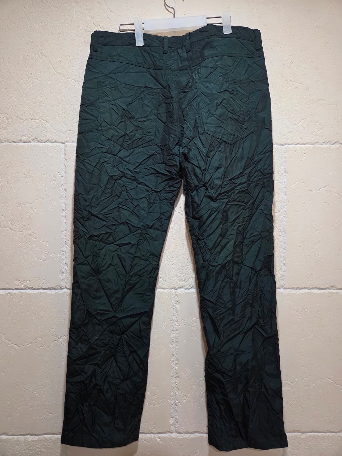 강혁 메탈릭블루 에어뱃 트라우저 그린 XL 상품이미지2