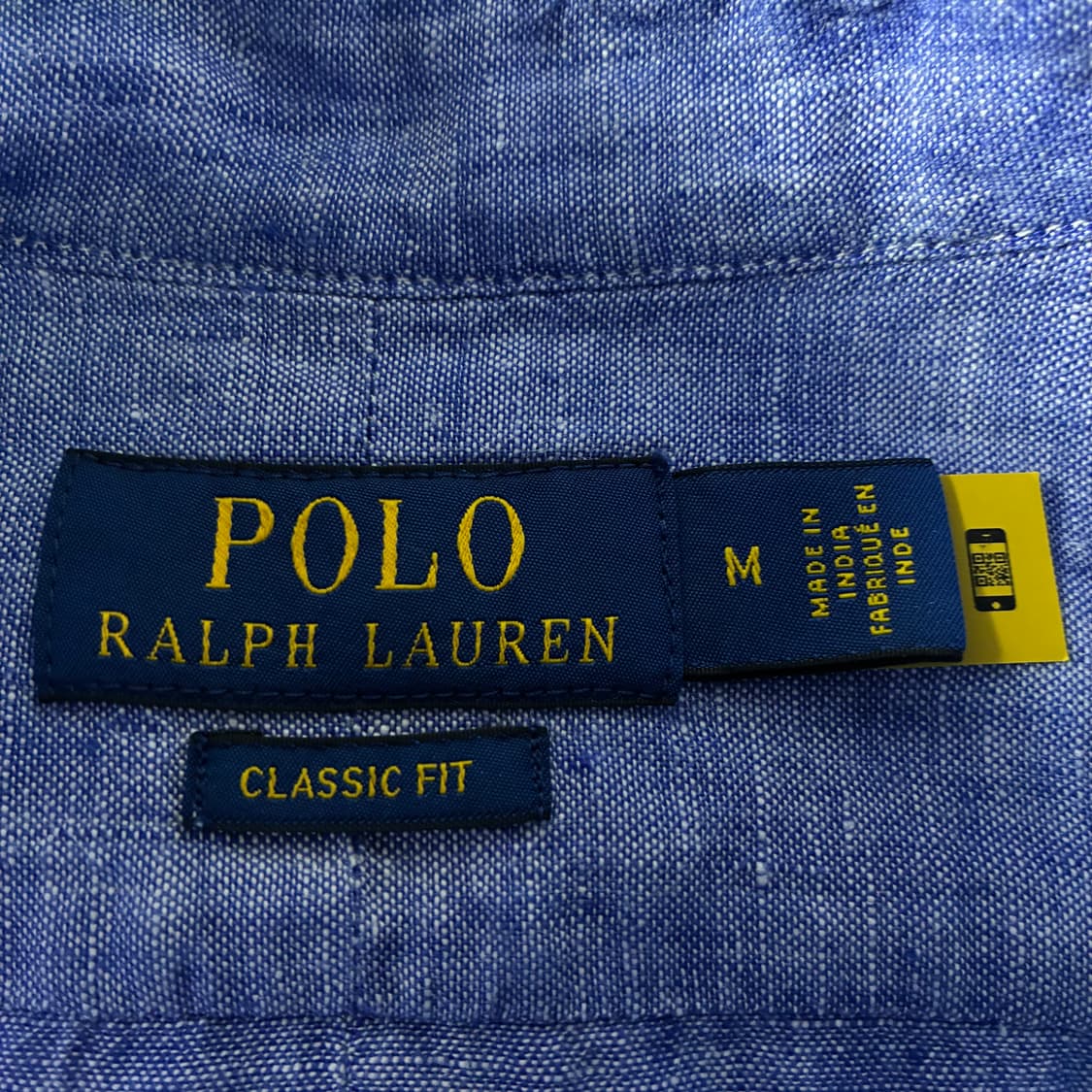 Polo  폴로 랄프로렌 신형 자수 린넨 블루 셔츠  상품이미지4