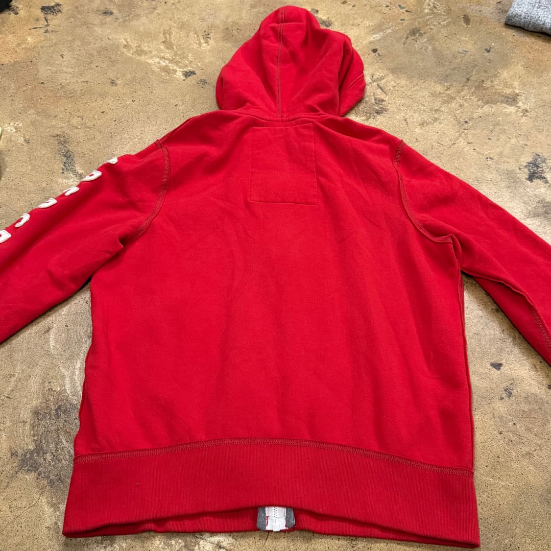아베크롬비 레드 후드집업 상품이미지4