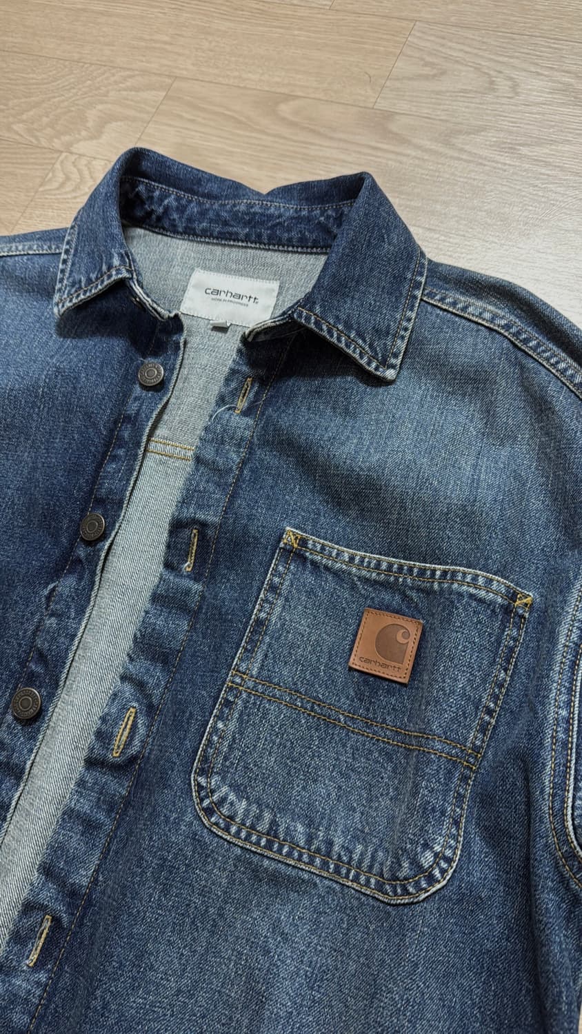 칼하트 Carhartt LOVILIA SHIRT JAC S 단종데님자켓 상품이미지2