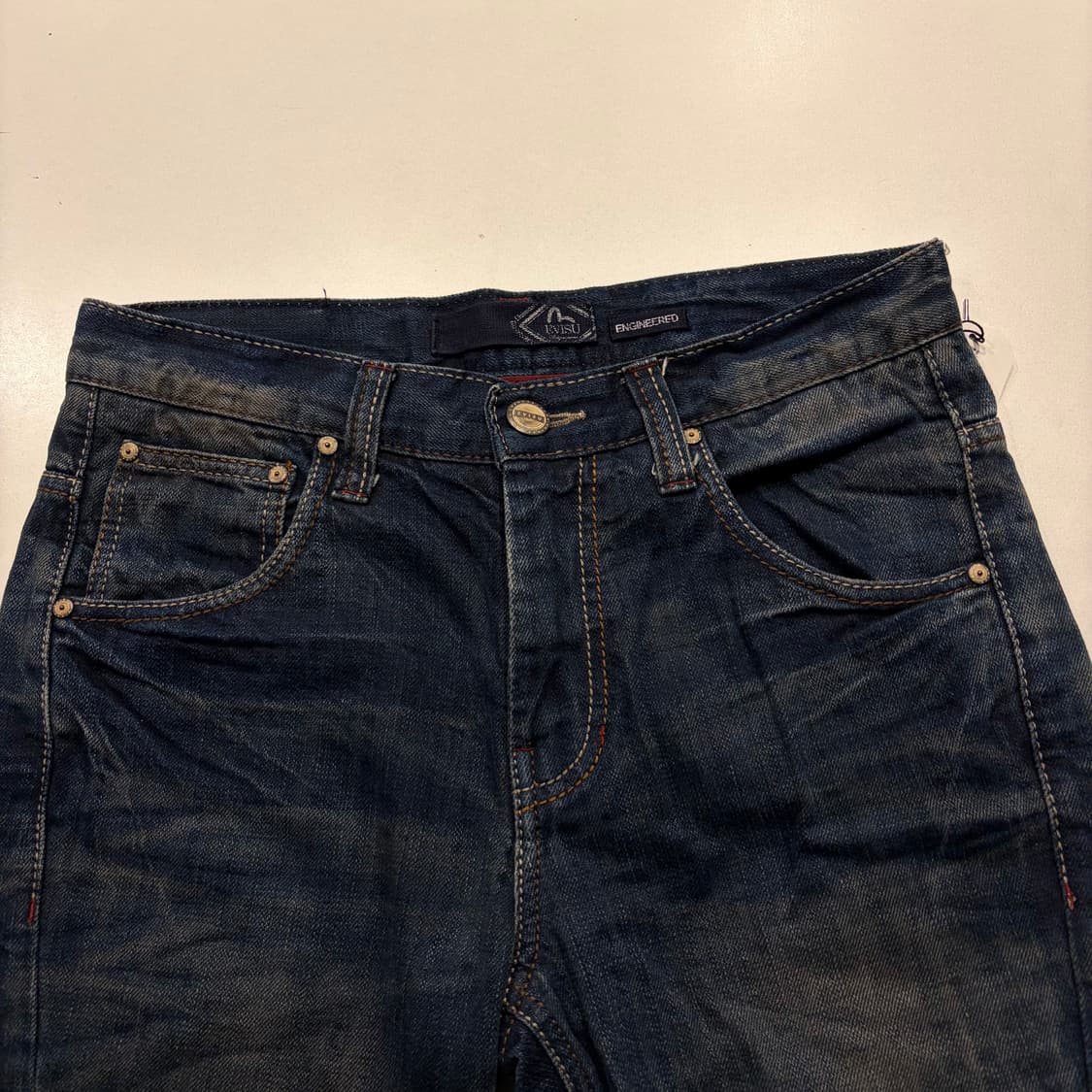 [30] 11s 에비수 포켓 로고 데님 청바지 팬츠 C751 상품이미지3