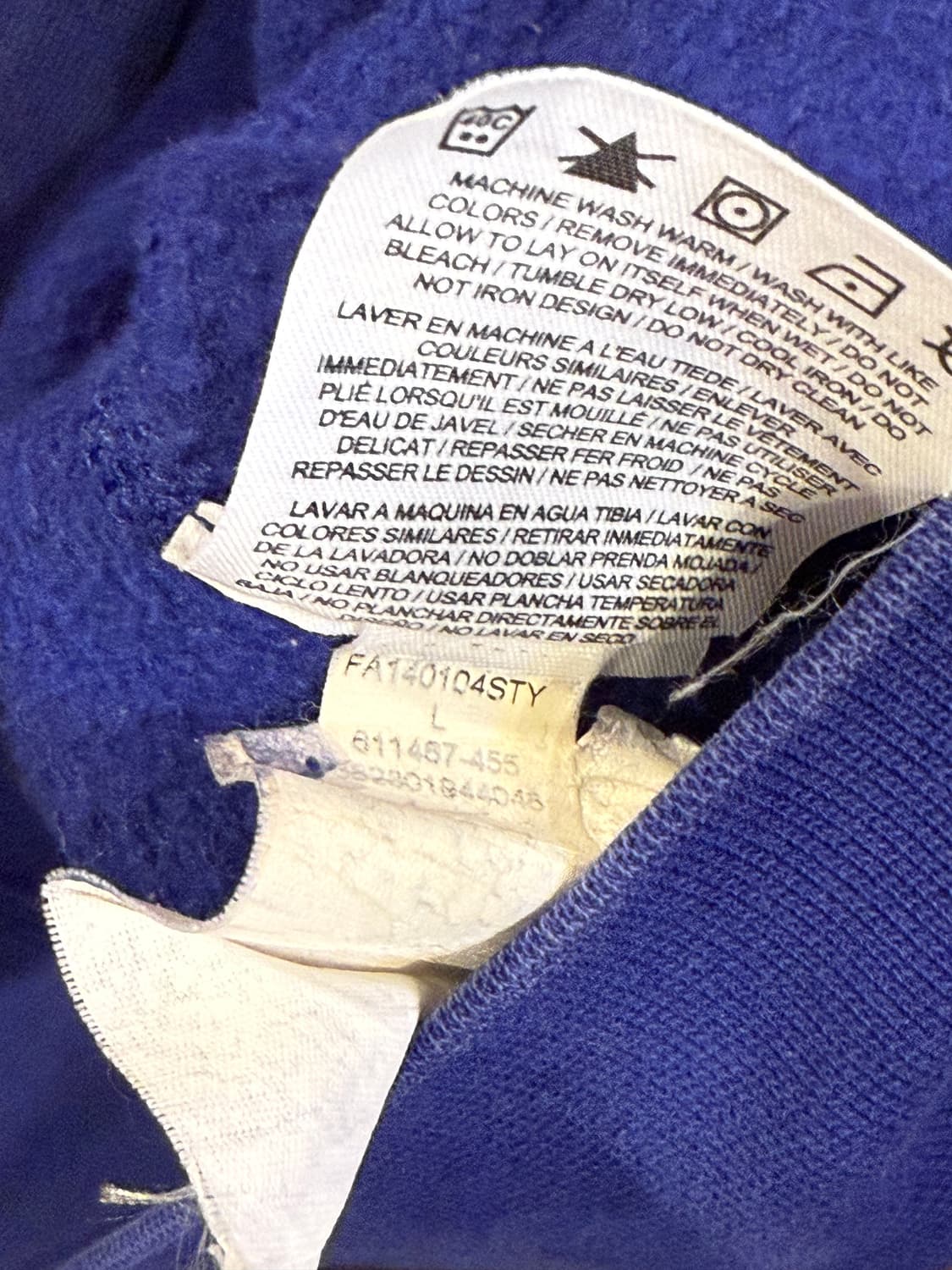 나이키 블루 맨투맨 상품이미지3