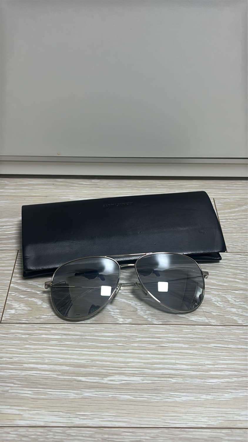 생로랑 실버 메탈 보잉 선글라스 상품이미지1