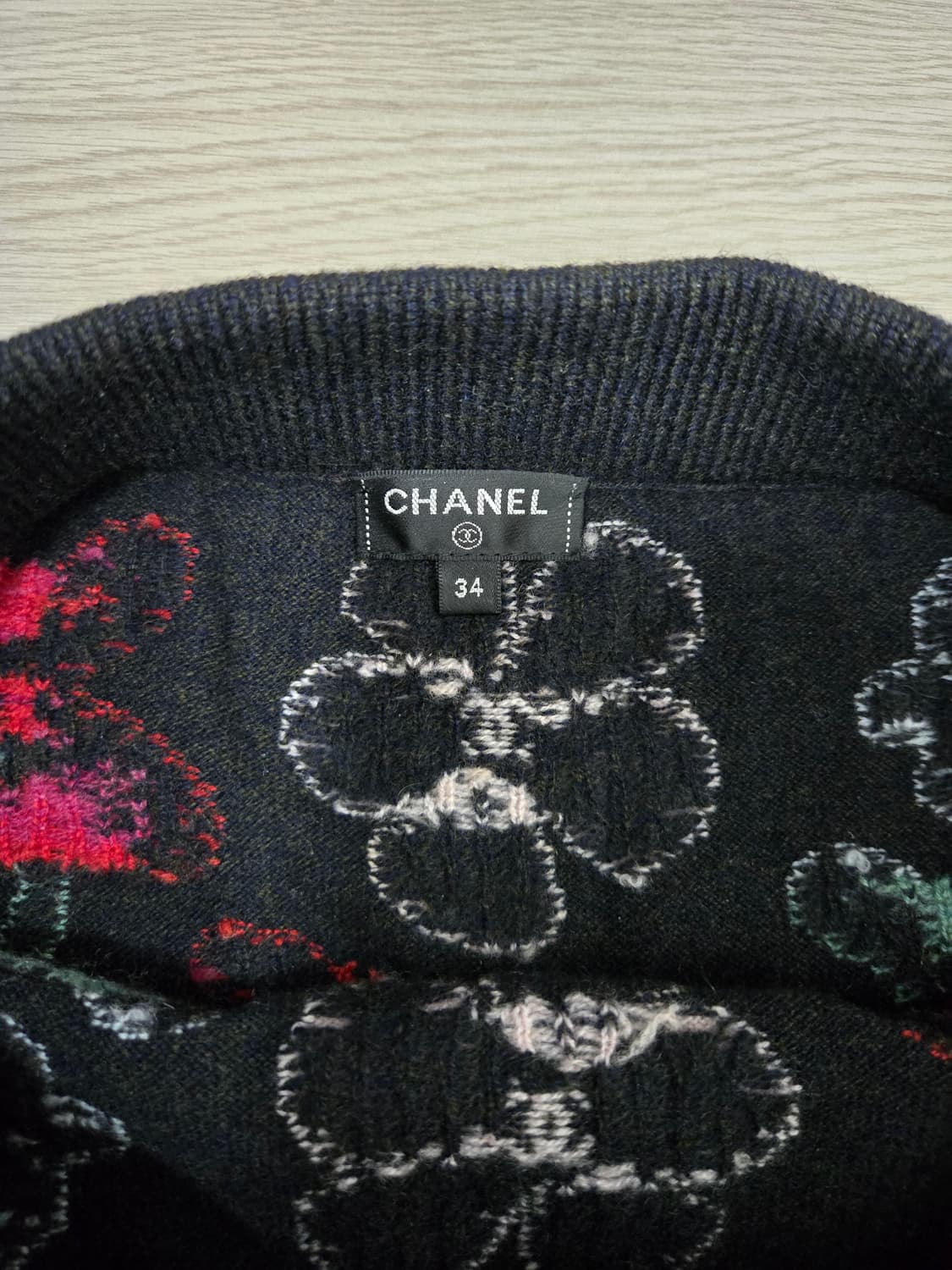 샤넬 캐시미어 100 스커트 34사이즈 상품이미지2