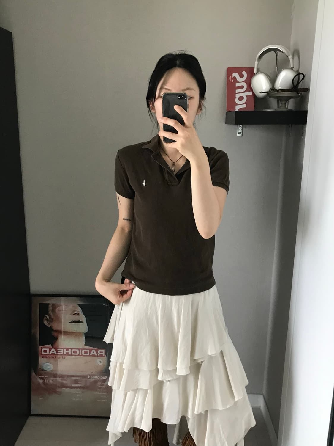 폴로 랄프로렌 포니로고 브라운 카라티 상품이미지1