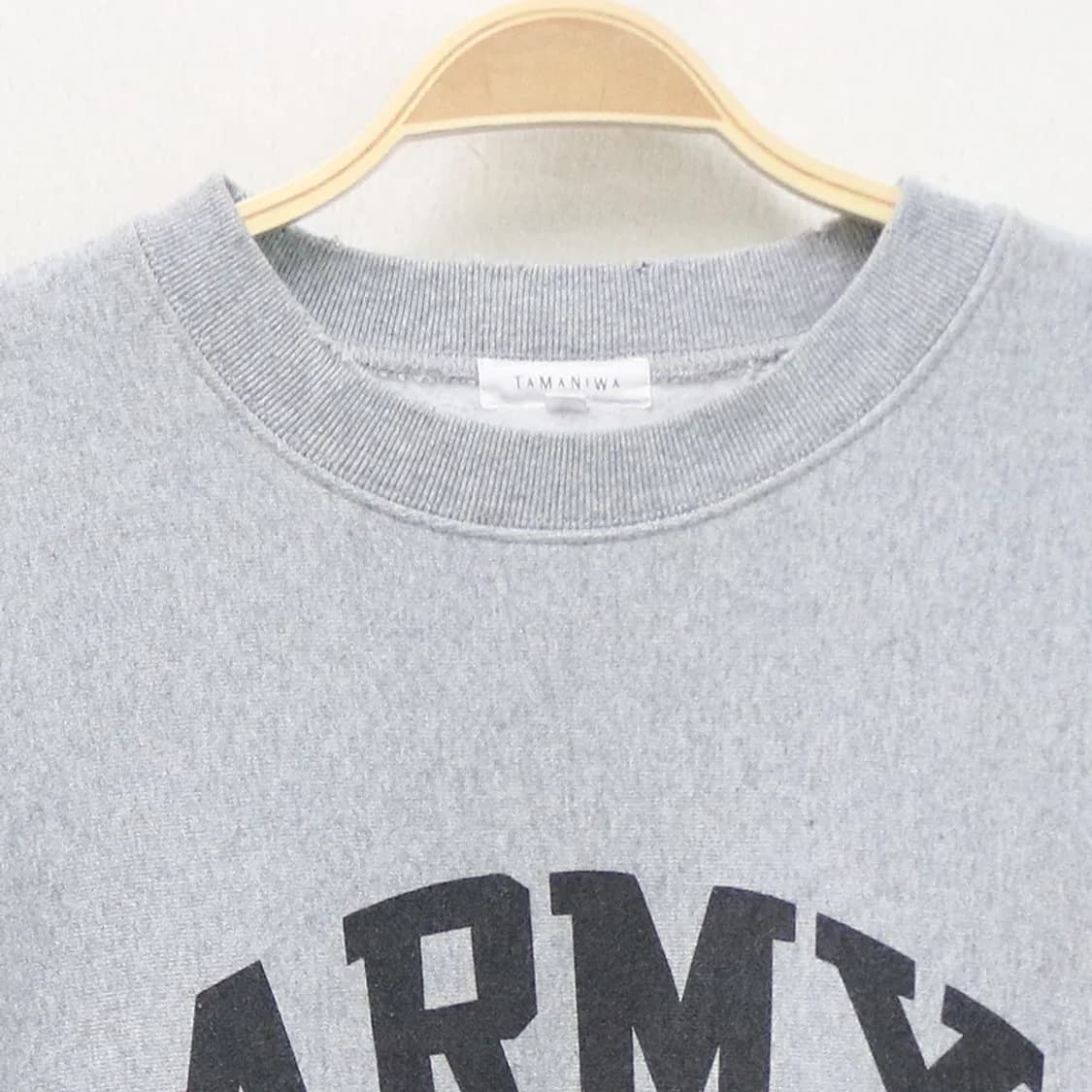 TAMANIWA 그레이 맨투맨 61184 상품이미지3