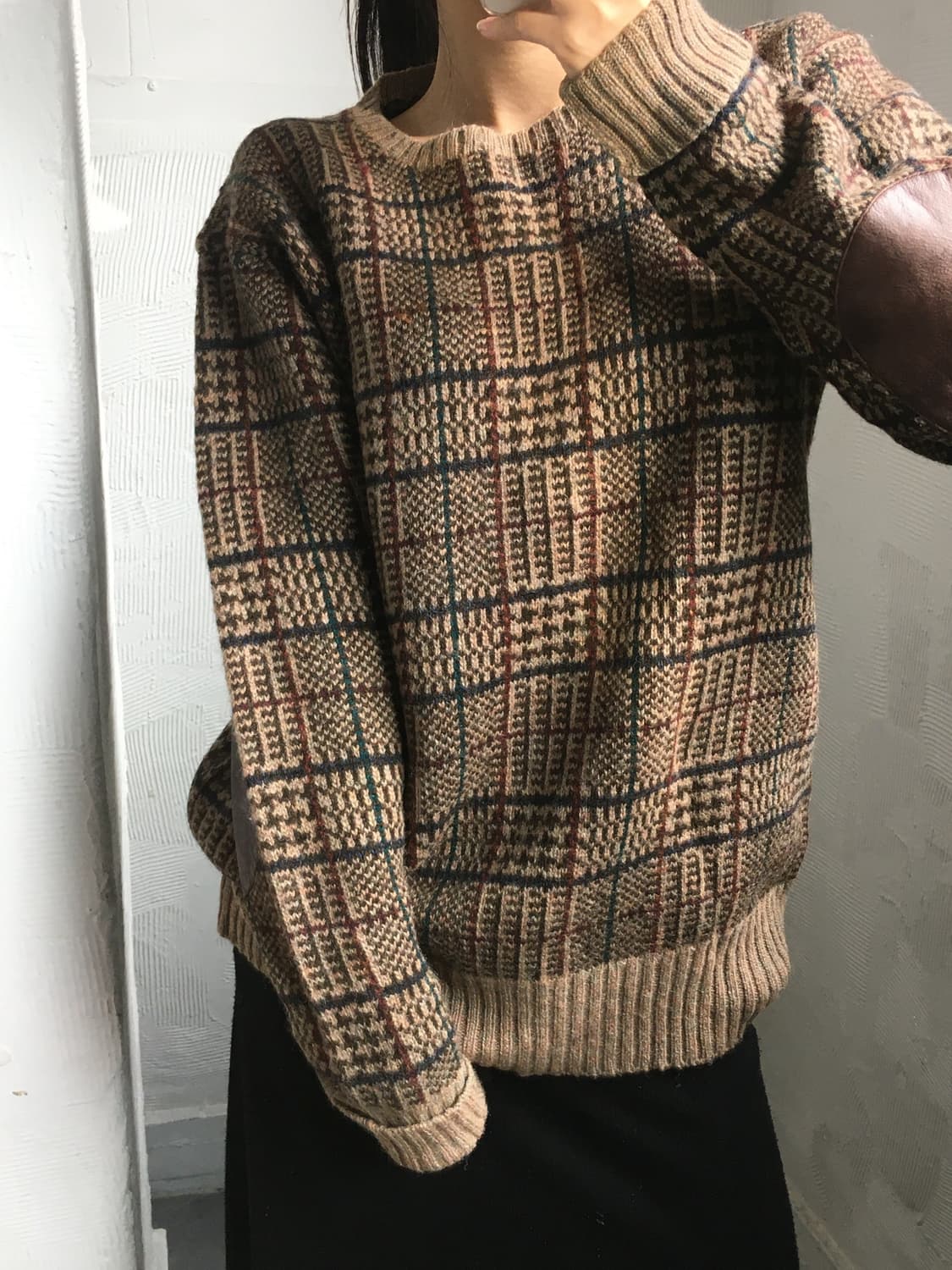 Polo 폴로 랄프로렌 90‘s 울 타탄 체크 니트 상품이미지3