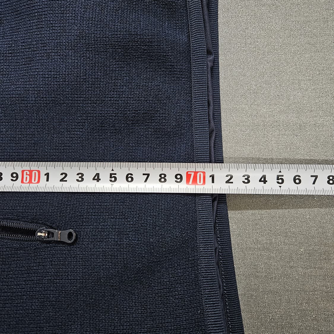 110 헤지스 네이비 니트집업 자켓 상품이미지7