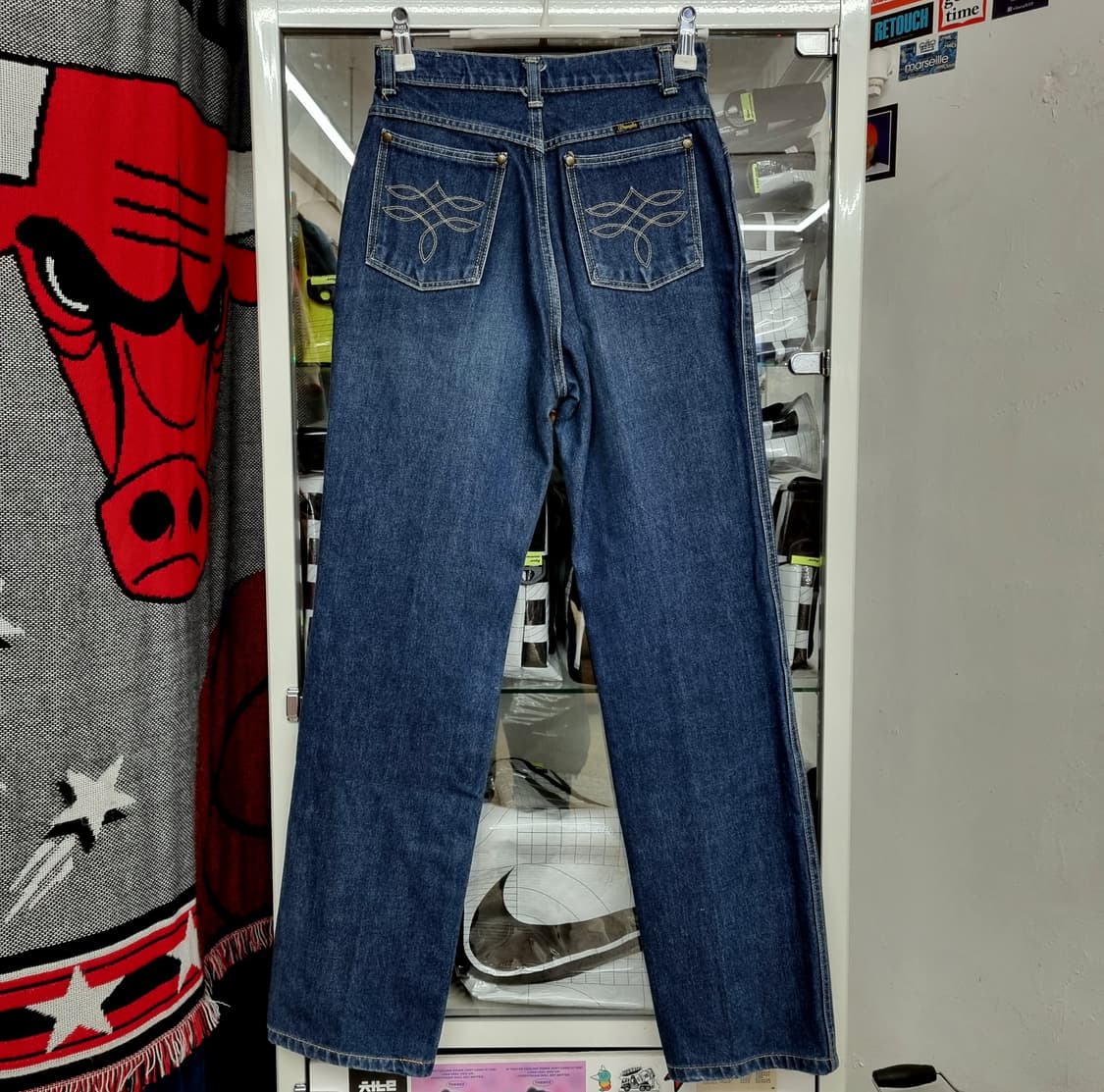 90's 랭글러 웨스턴 스티치 데님 팬츠 상품이미지2