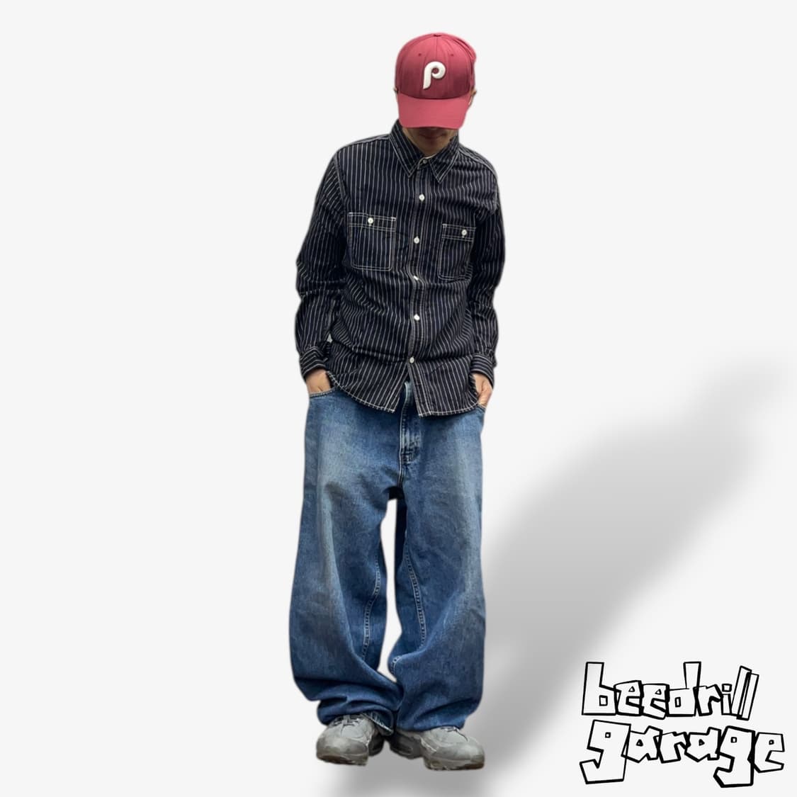 휴스턴 재팬 와바시 스트라이프 셔츠 상품이미지1