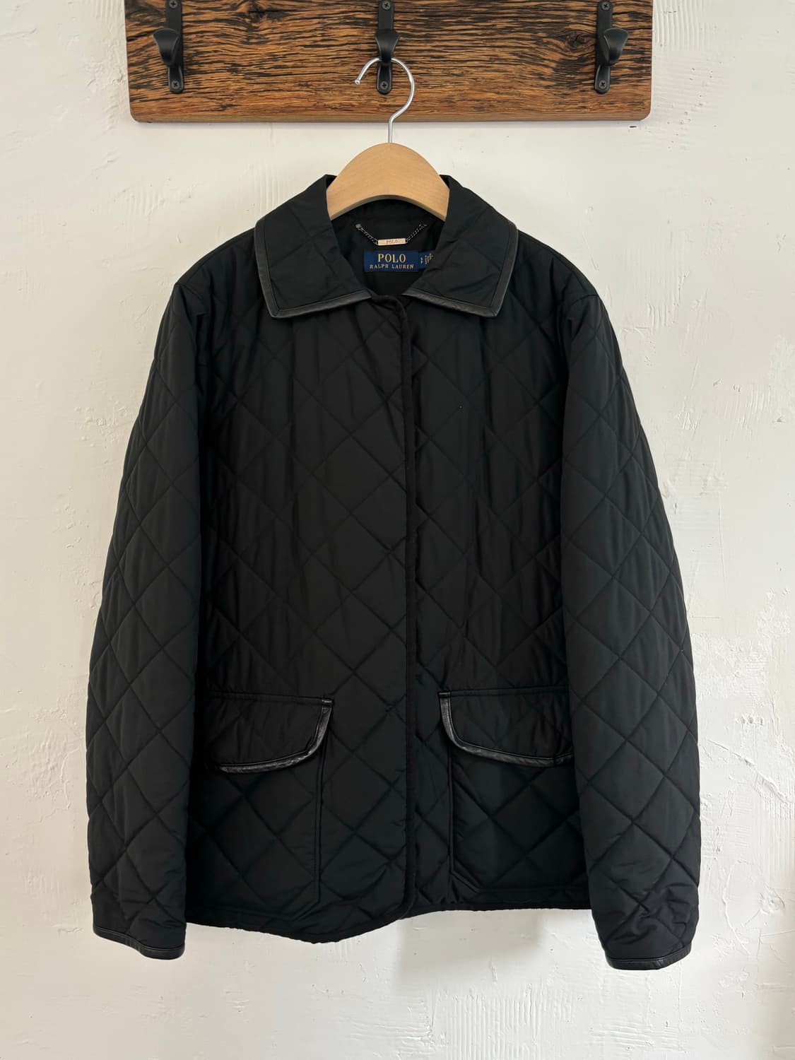 Polo 폴로 랄프로렌 신형 블랙 퀄티드 자켓 상품이미지1