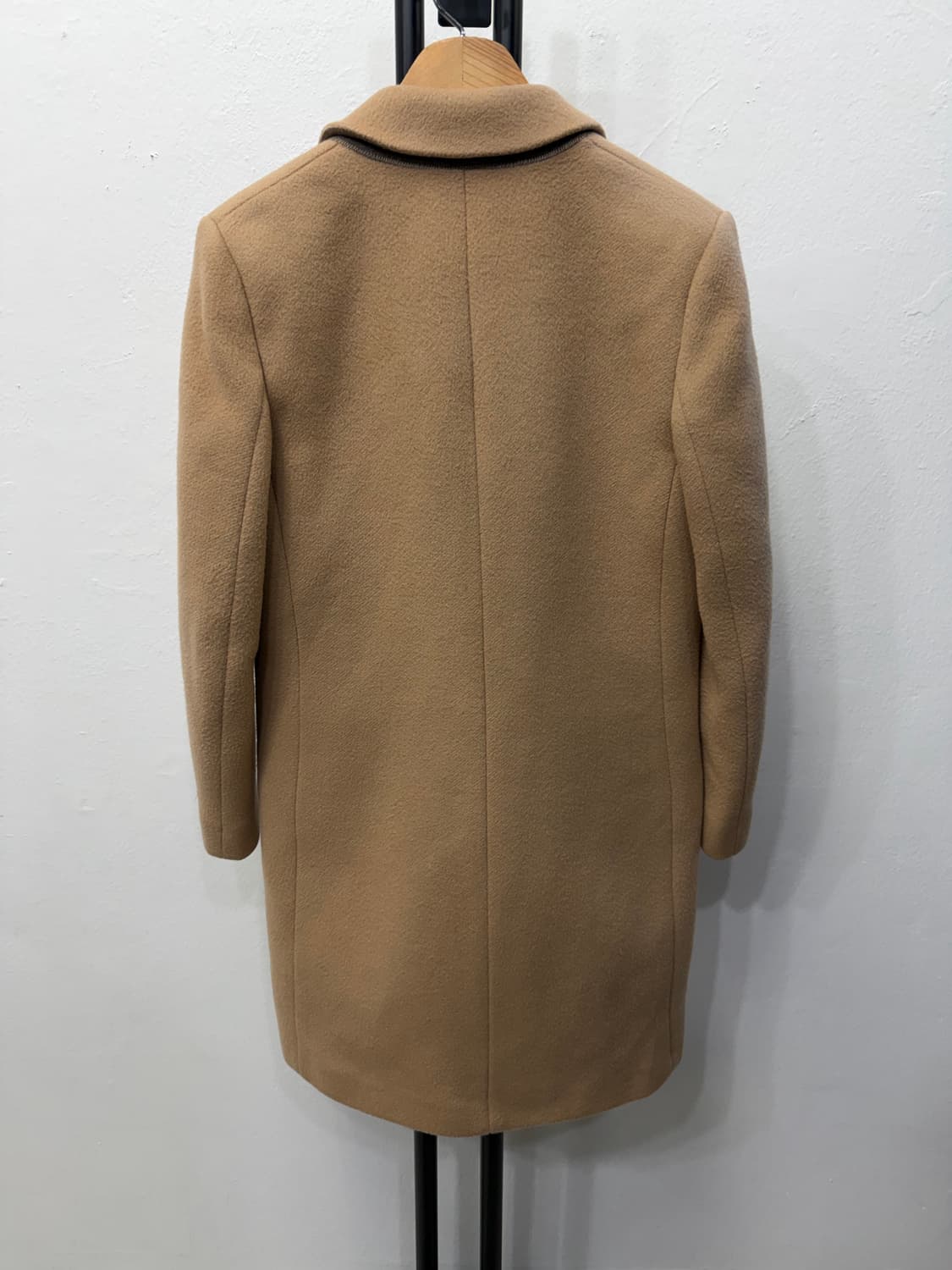 정품) 띠어리 캐시미어100 베이지코트 P 상품이미지4