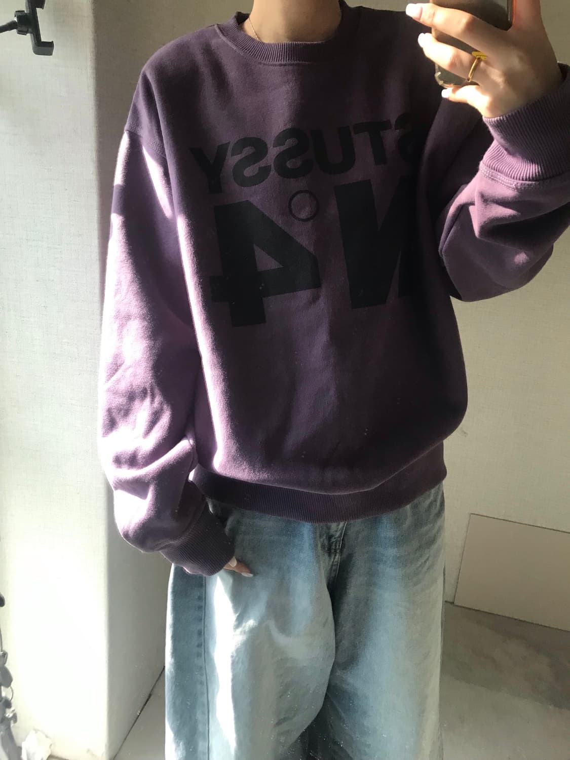 스투시 빅로고 맨투맨 상품이미지4