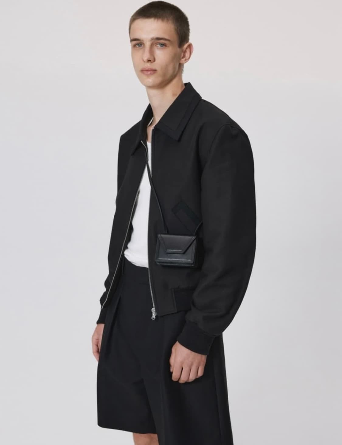 [M] 렉토 콘트라스트 코튼 블루종 바시티 자켓 상품이미지2