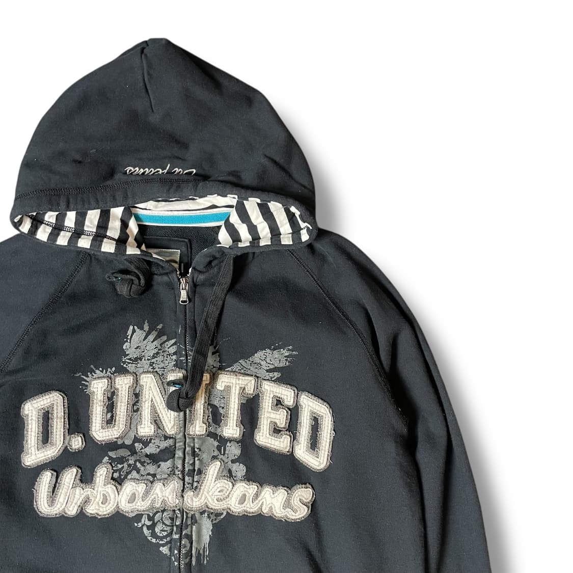 디자인 유나이티드 빈티지 락시크 패치 후드 집업 100 상품이미지3