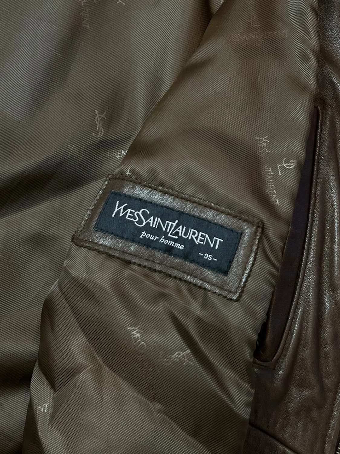 입생로랑 YSL 90s 하프 양가죽 자켓 PN4449 상품이미지7