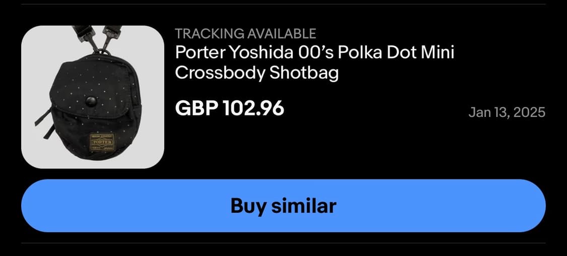 Yoshida porter polka dot 폴카도트 크로스백 상품이미지2