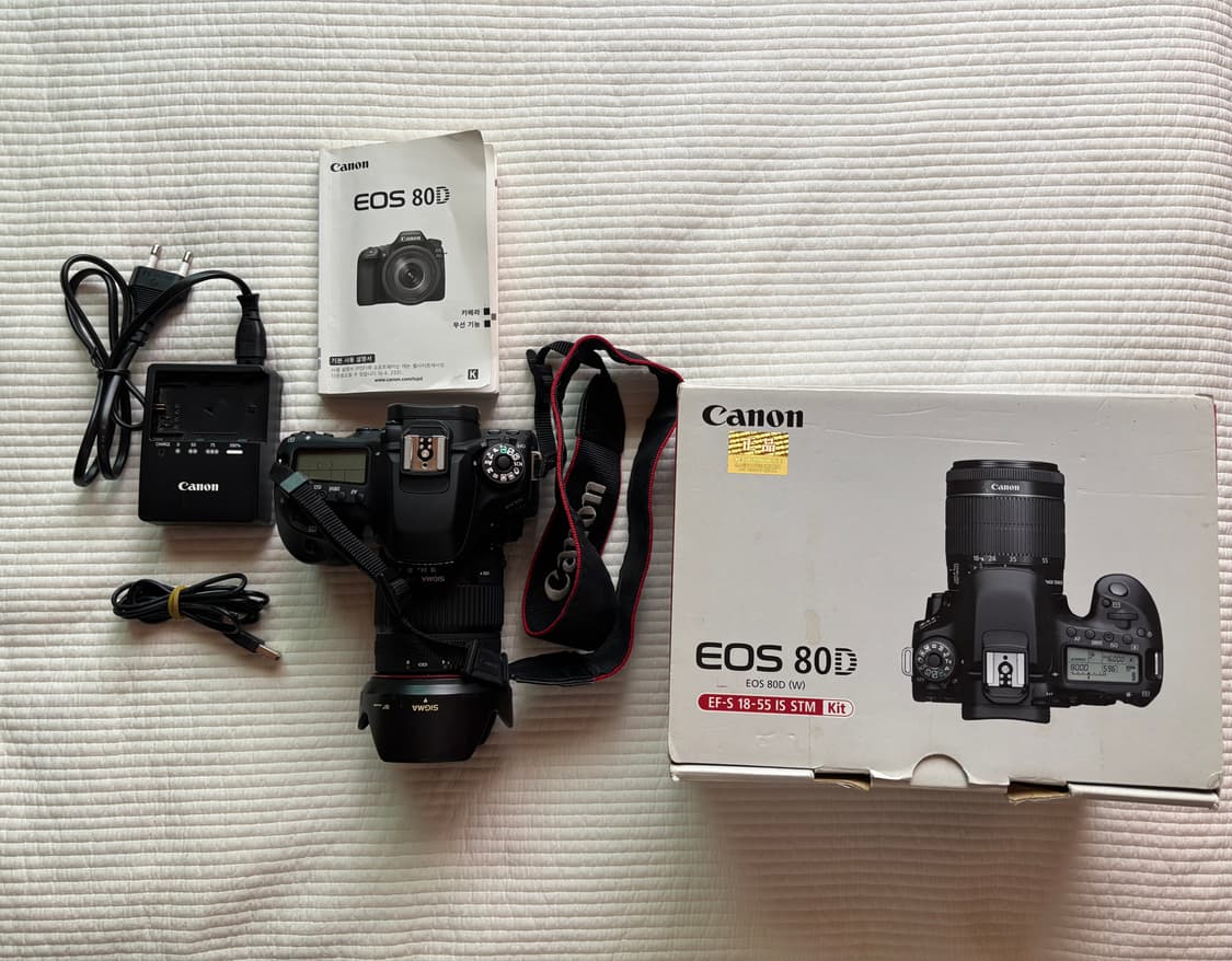 캐논 EOS 80D + 시그마 18-20mm 상품이미지1