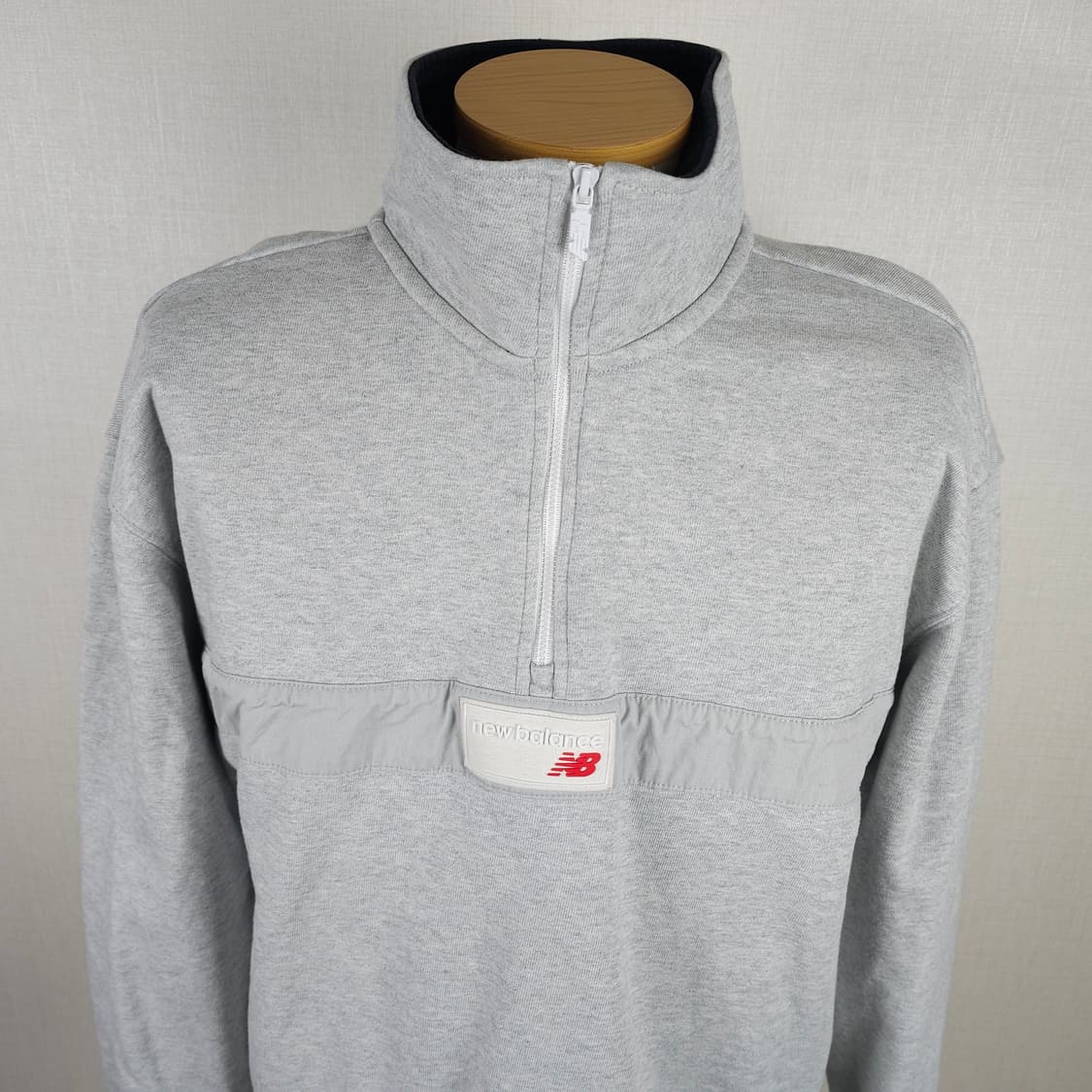 뉴발란스 반집업 맨투맨 남자100사이즈 상품이미지2