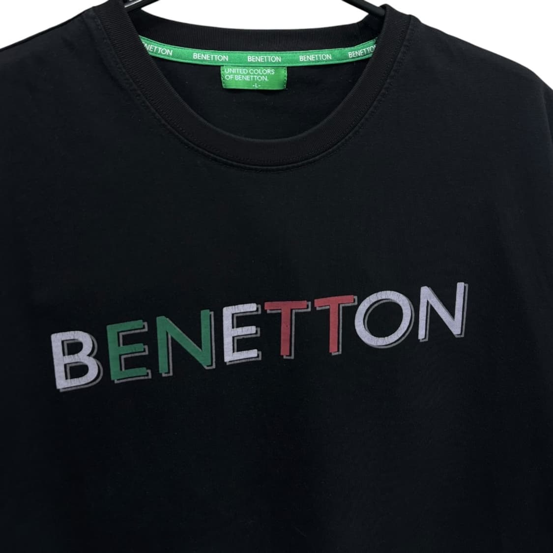 베네통 레터링 반팔티 상품이미지2