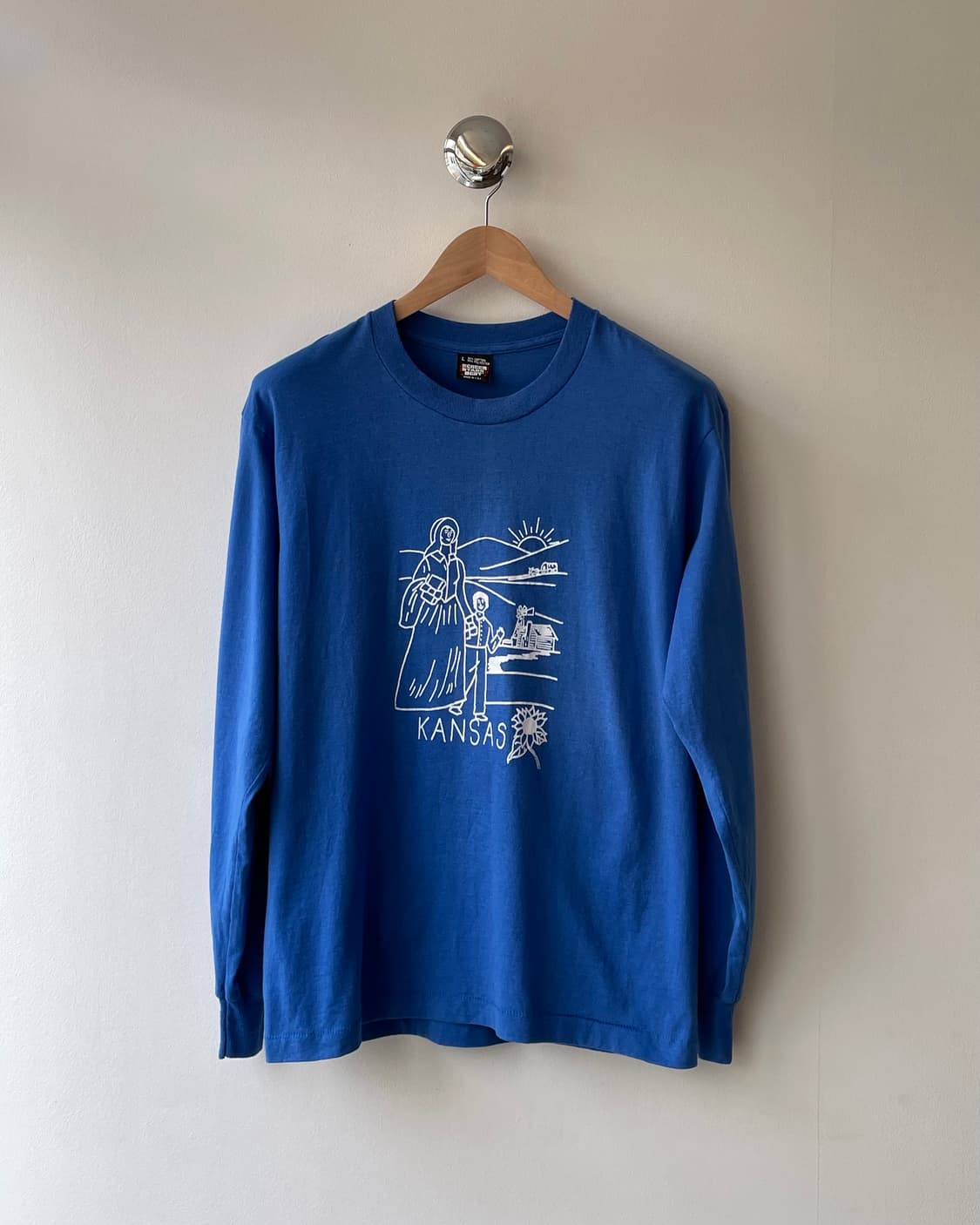 90’s USA “Cansas” Longsleeve T-shirt 상품이미지1