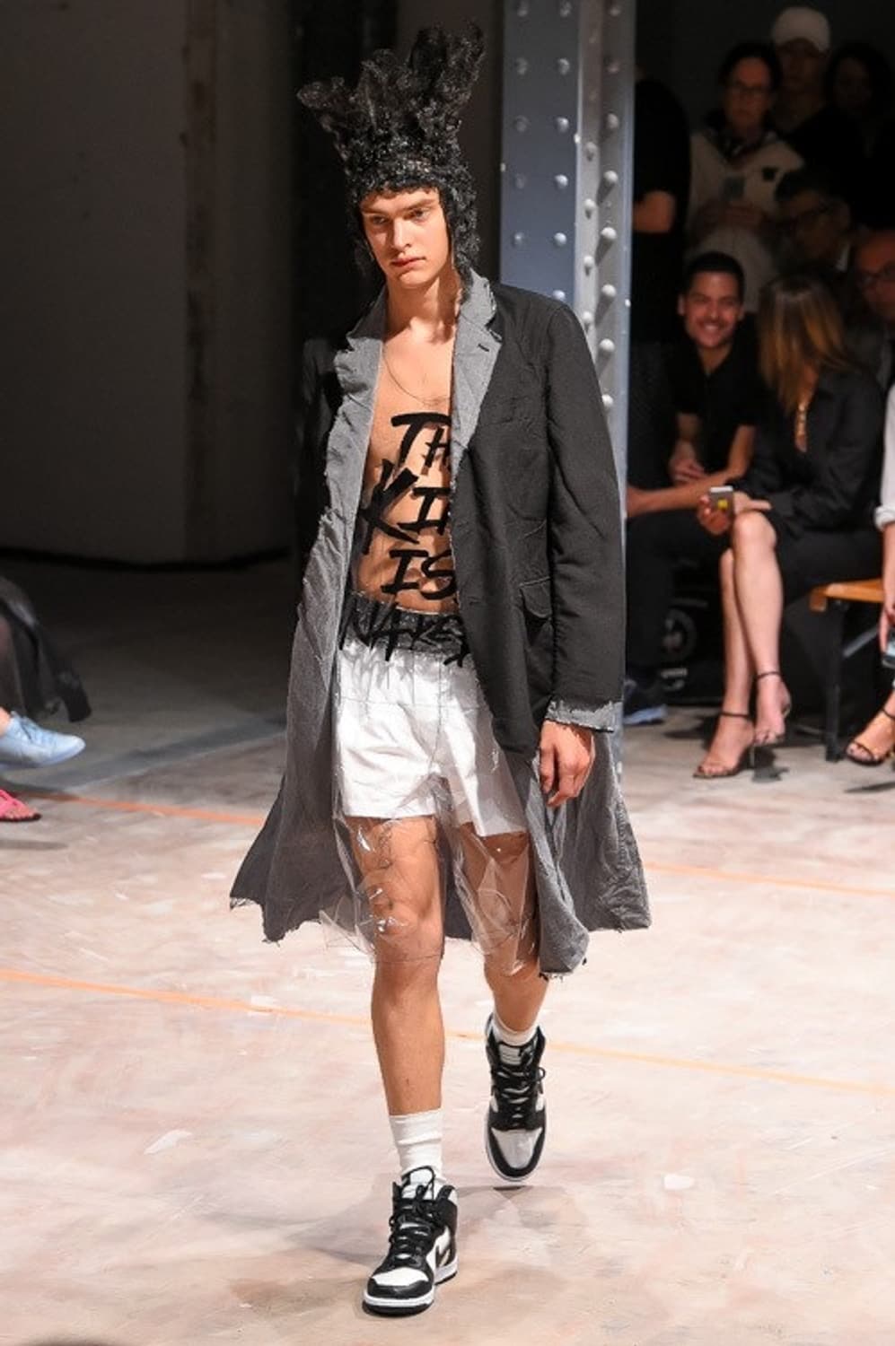 꼼데가르송 옴므플러스 17ss 축융 도킹 코트 M 상품이미지10