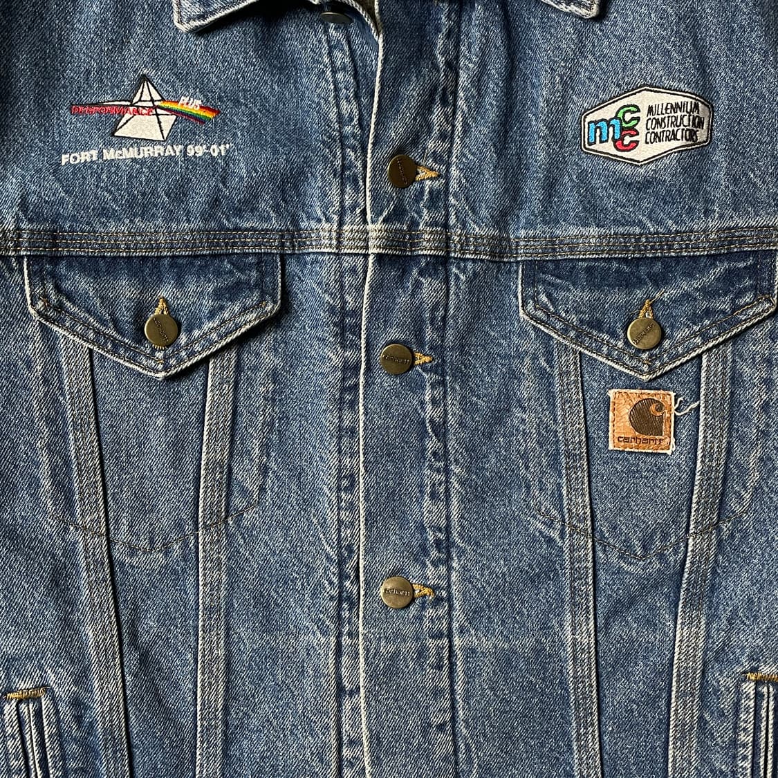 CARHARTT 칼하트 빈티지 데님 자켓 A00358 상품이미지3