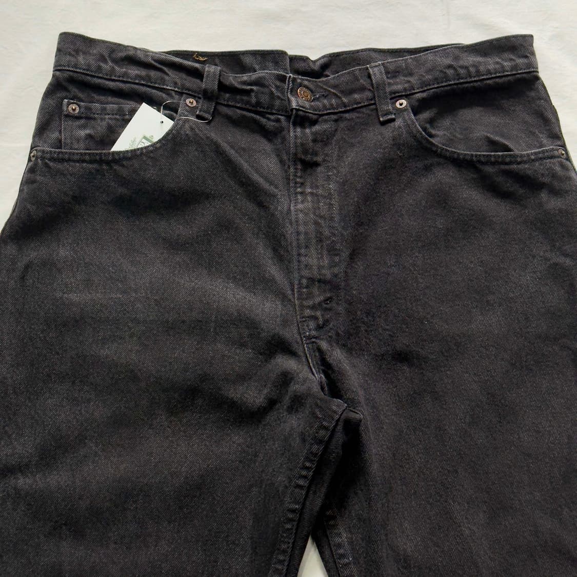 90s 리바이스 550 흑청 데님팬츠 W38 L30 상품이미지2
