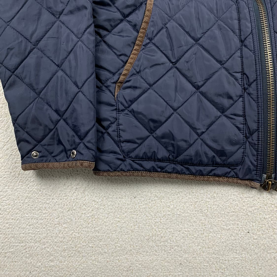 폴로 랄프로렌 2way 퀼팅 자켓 네이비 상품이미지4