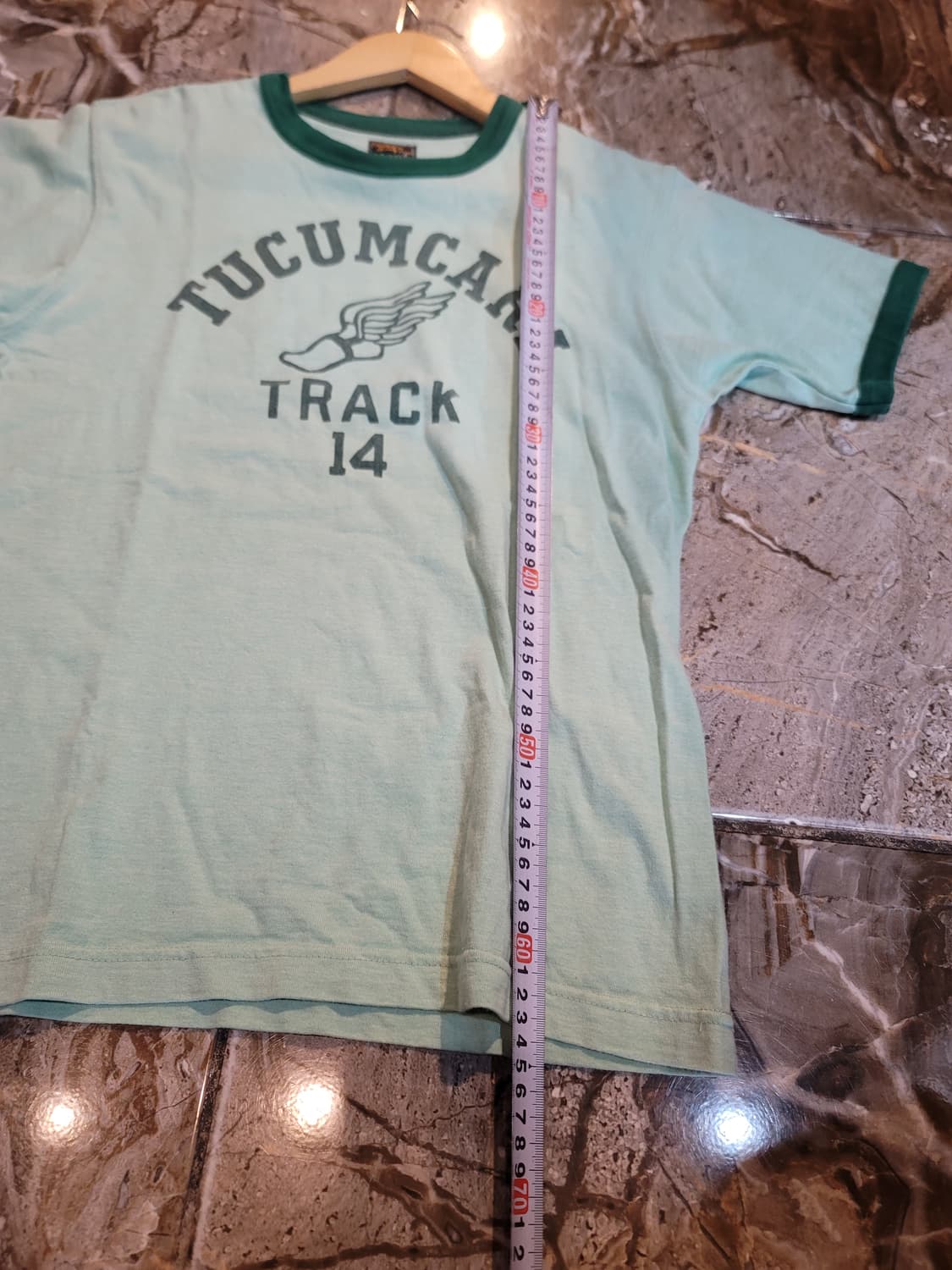 리얼맥코이 반팔 링거 티셔츠 핑크/민트 2장 일괄 상품이미지6