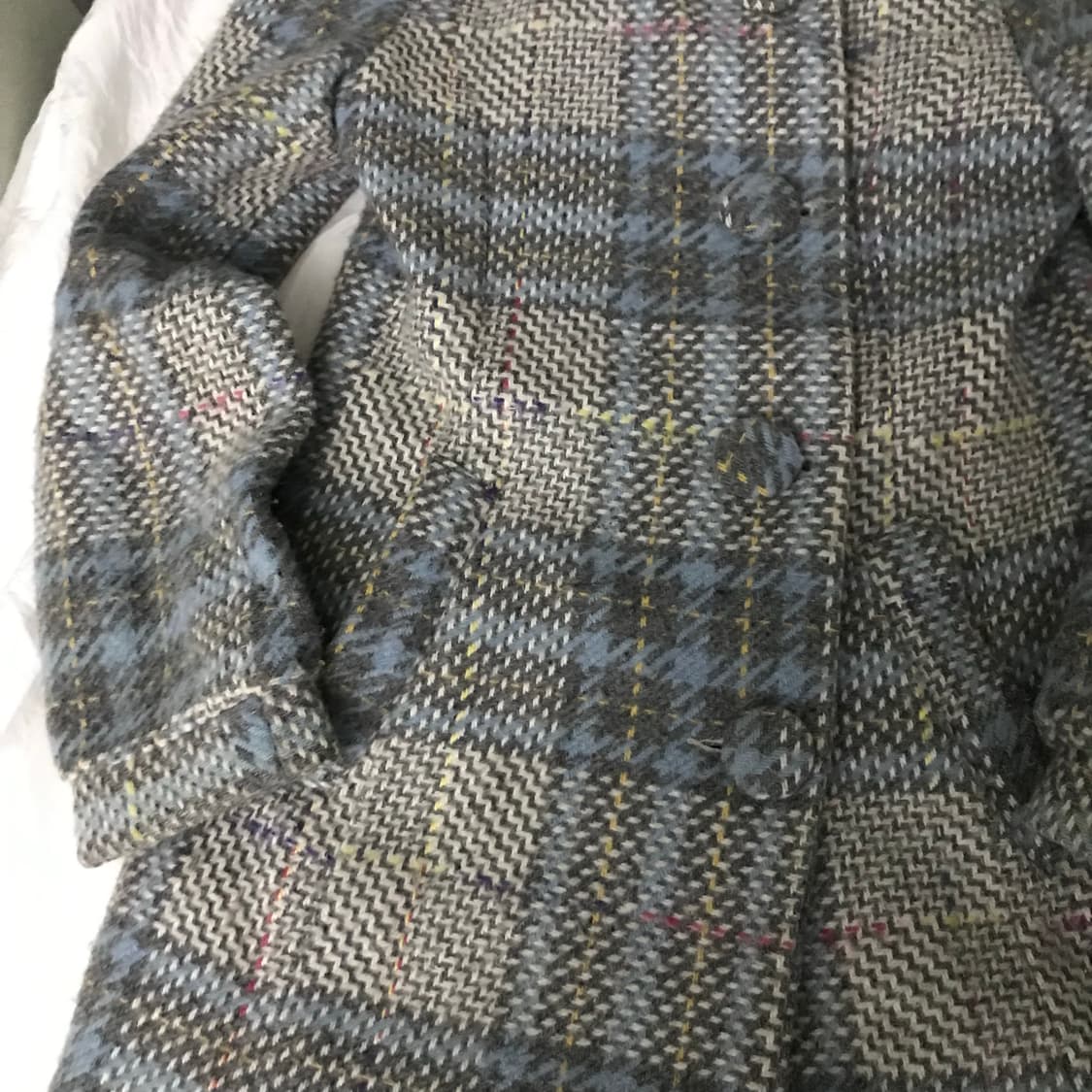 Vintage 모리걸 사와코 라떼갸루 솜사탕 코트 상품이미지5