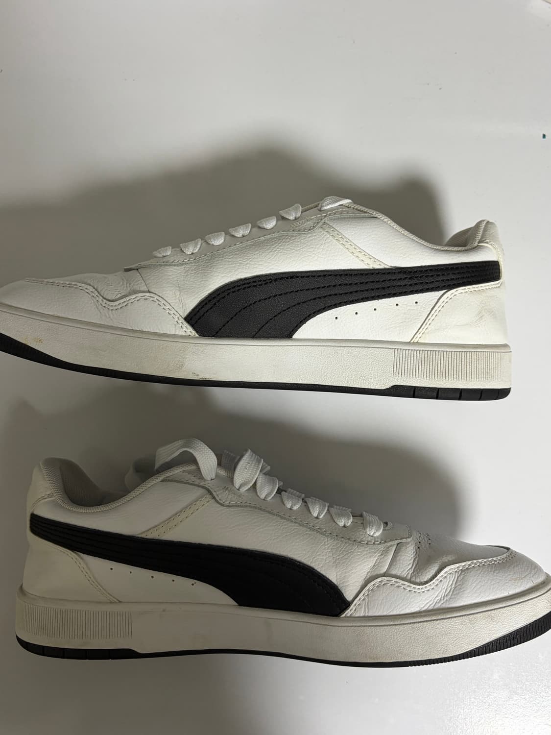 푸마 코트 울트라 화이트 블랙 상품이미지2