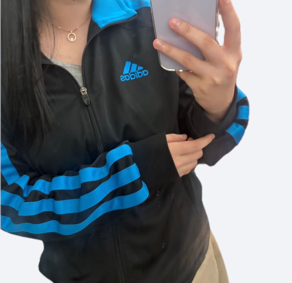 💙아디다스 에센셜 빅 삼선 검파 트랙탑 져지💙 상품이미지1