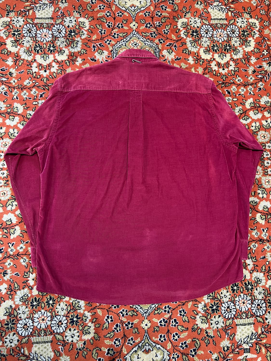 [L] 팀버랜드 빈티지 버건디 코듀로이 셔츠 상품이미지2