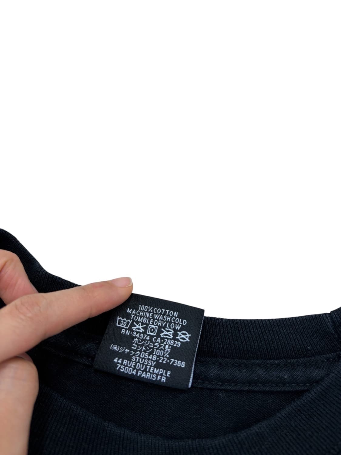 스투시 롱슬리브 긴팔티셔츠 블랙 (S/국내90~95) 상품이미지5