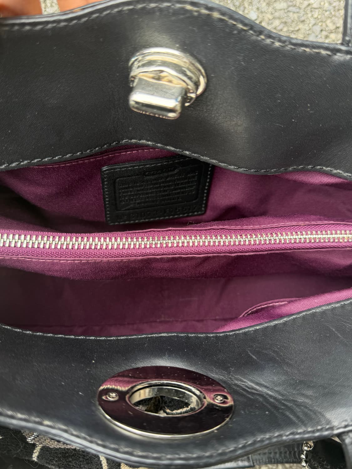Coach Hampton Signature Jacquard Turnl 상품이미지7
