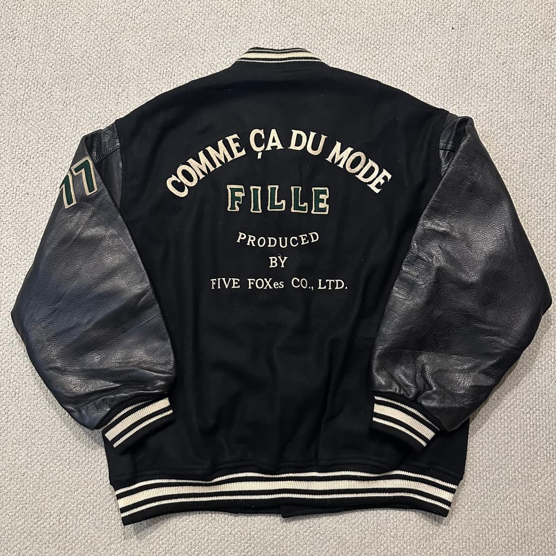 90s 꼼사 데 모드 Comme ca du mode 바시티 자켓 상품이미지10