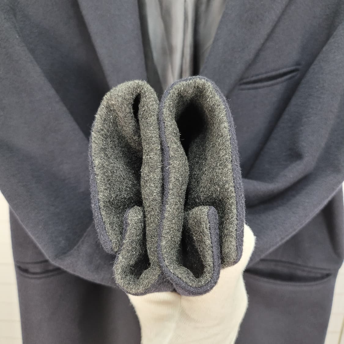 구호 울캐시미어 혼방 자켓 롱 코트 66사이스 상품이미지6