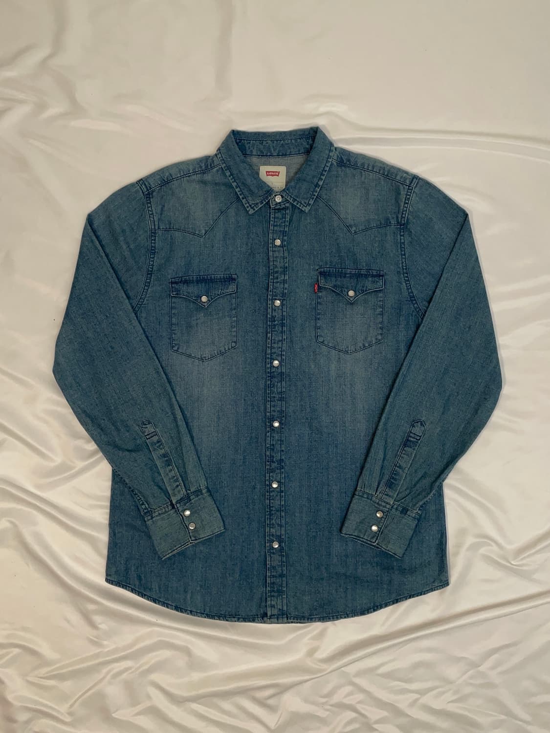 [Levis] 웨스턴 데님셔츠 (진청) 상품이미지3