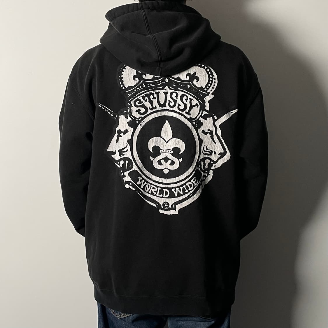 올드 스투시 크롬하츠 오마주 월드와이드 대거 후드집업 (on.518)   상품이미지2