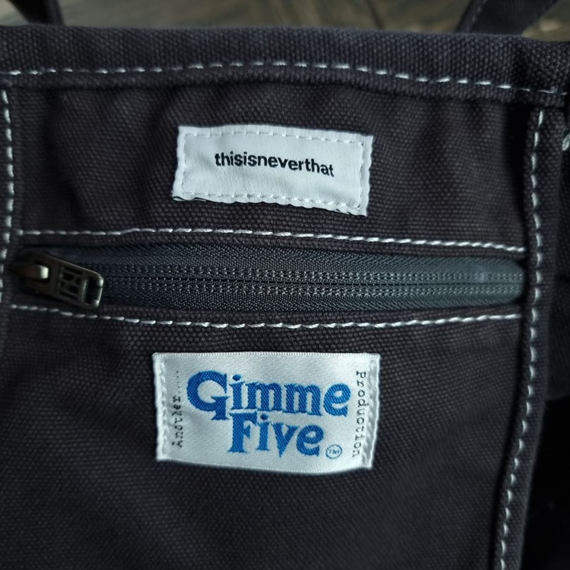 [김미파이브 X 디스이즈네버뎃] 캔버스 토트백 M19232 상품이미지9