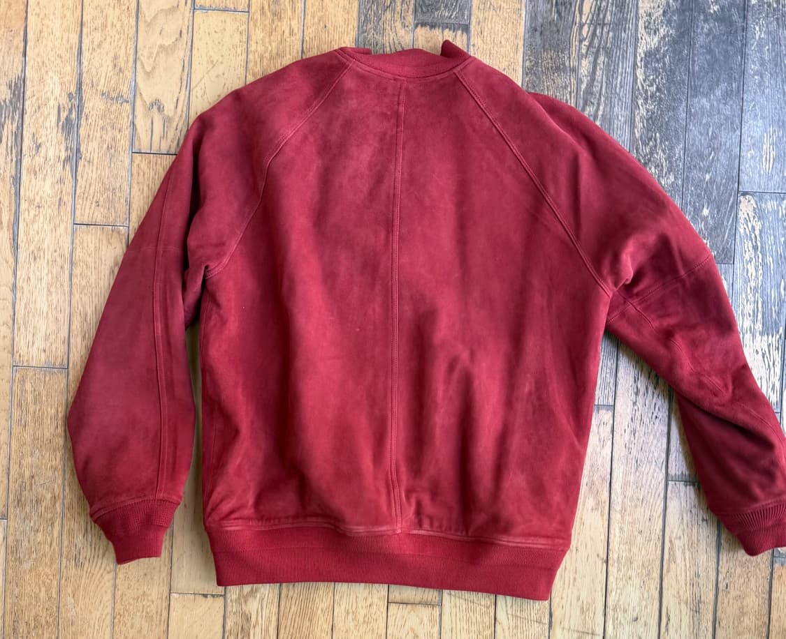 블랙아웃 레더 바시티 상품이미지2