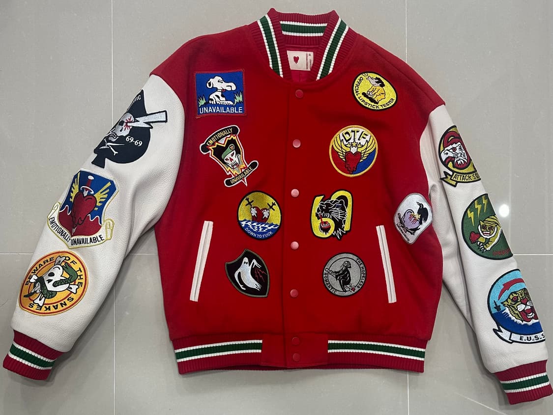 이모셔널리 언어베일러블 바시티 자켓 XL 상품이미지1