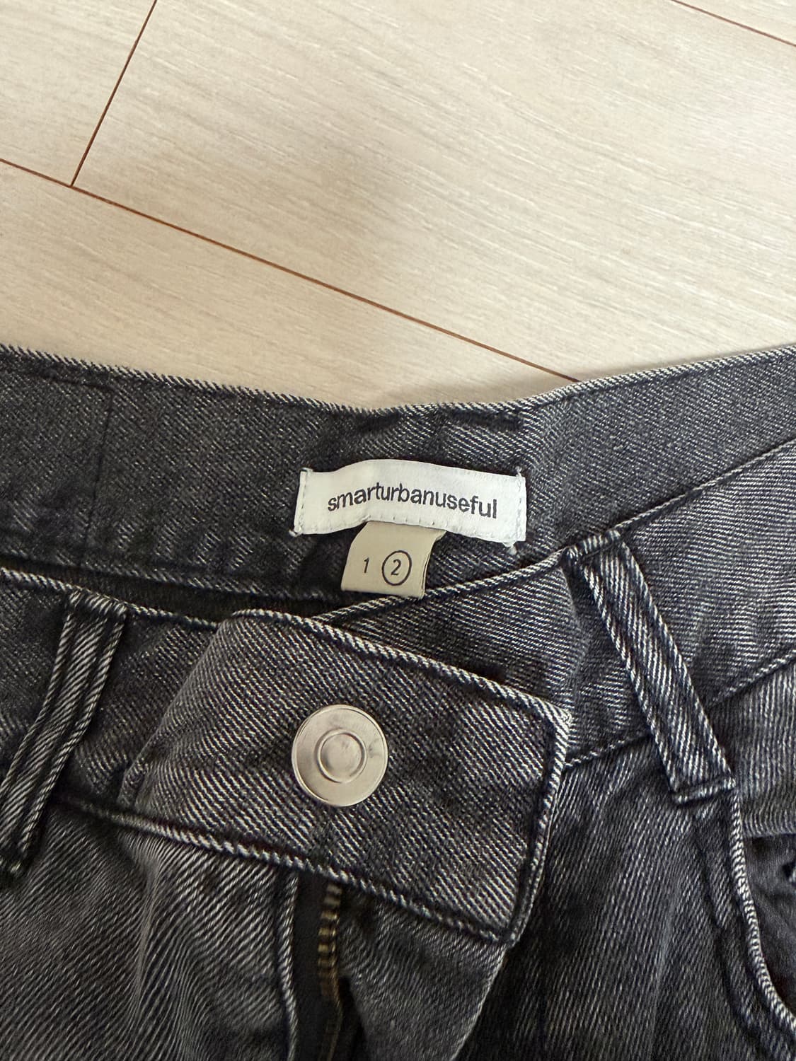 스마트어반유즈풀 코이세이오 흑청 팬츠 상품이미지3