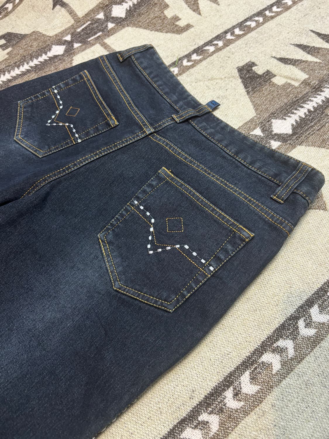 madsovva y2k 로우라이즈 부츠컷 데님 팬츠 상품이미지5